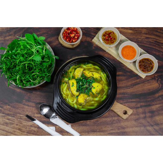 Bánh canh thịt cá phi lê